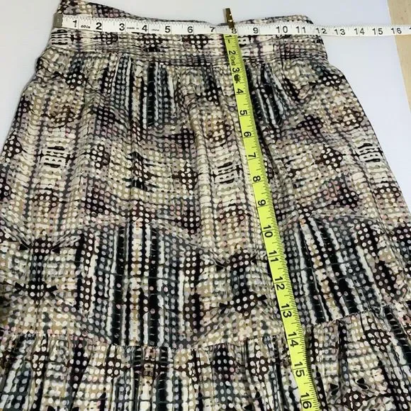 Solitaire Tiered Ruffle Maxi Skirt - Size Small - Picture 5 of 10